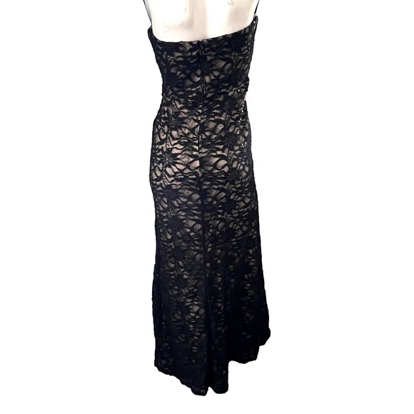 B Smart Womens 9‎ Lacy Evening Gown Maxi Dress Whimsigoth Witchy Elegant Bustier - Picture 2 of 9